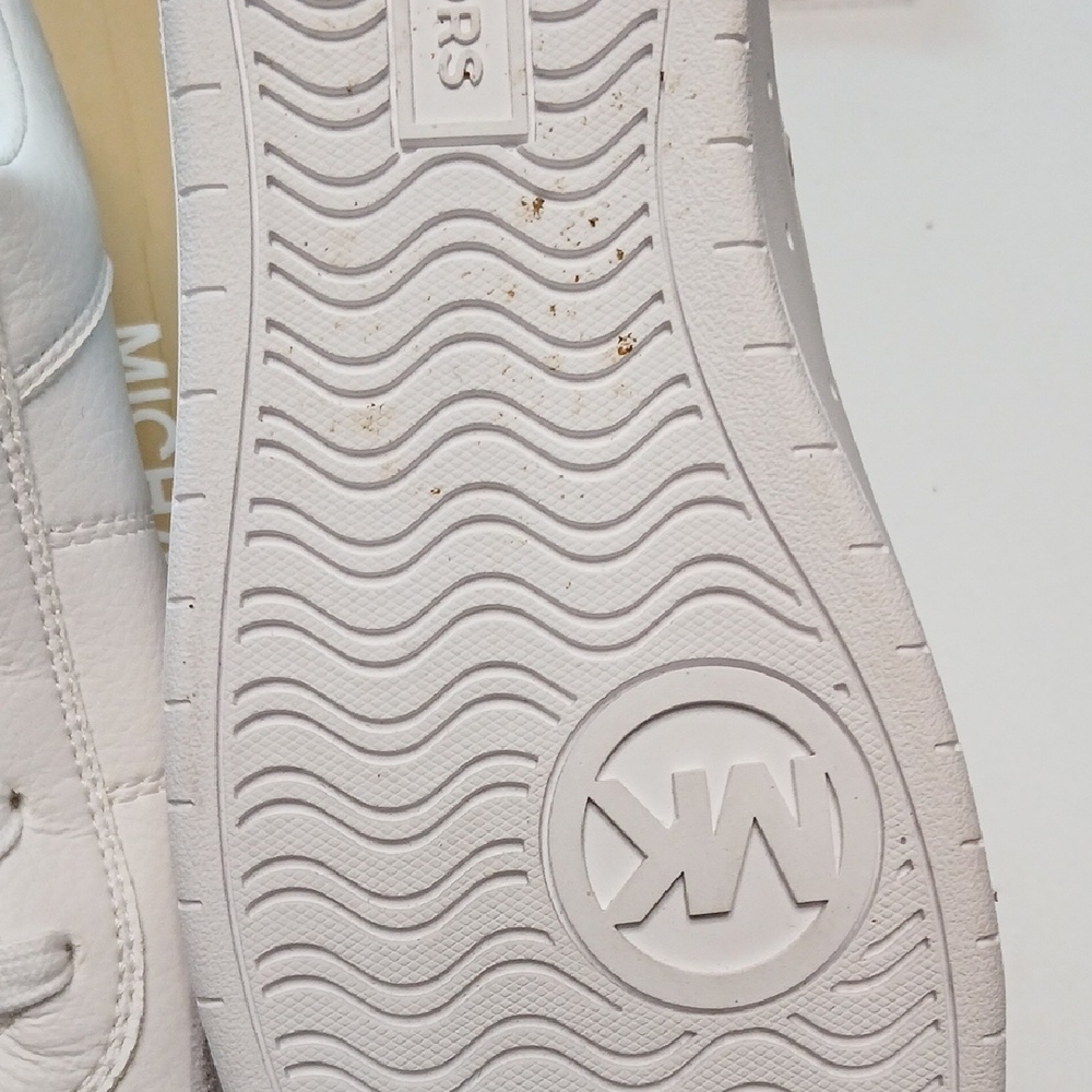 Michael Kors White and Gray Women's Sneakers - Picture 3 of 6